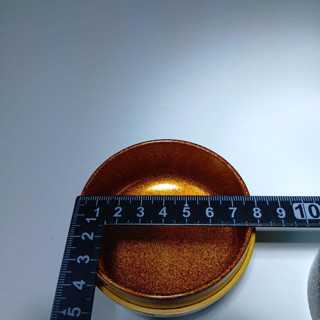 値下げ茶道具 清瀬一光作 色絵蒔絵平棗 共箱 美品