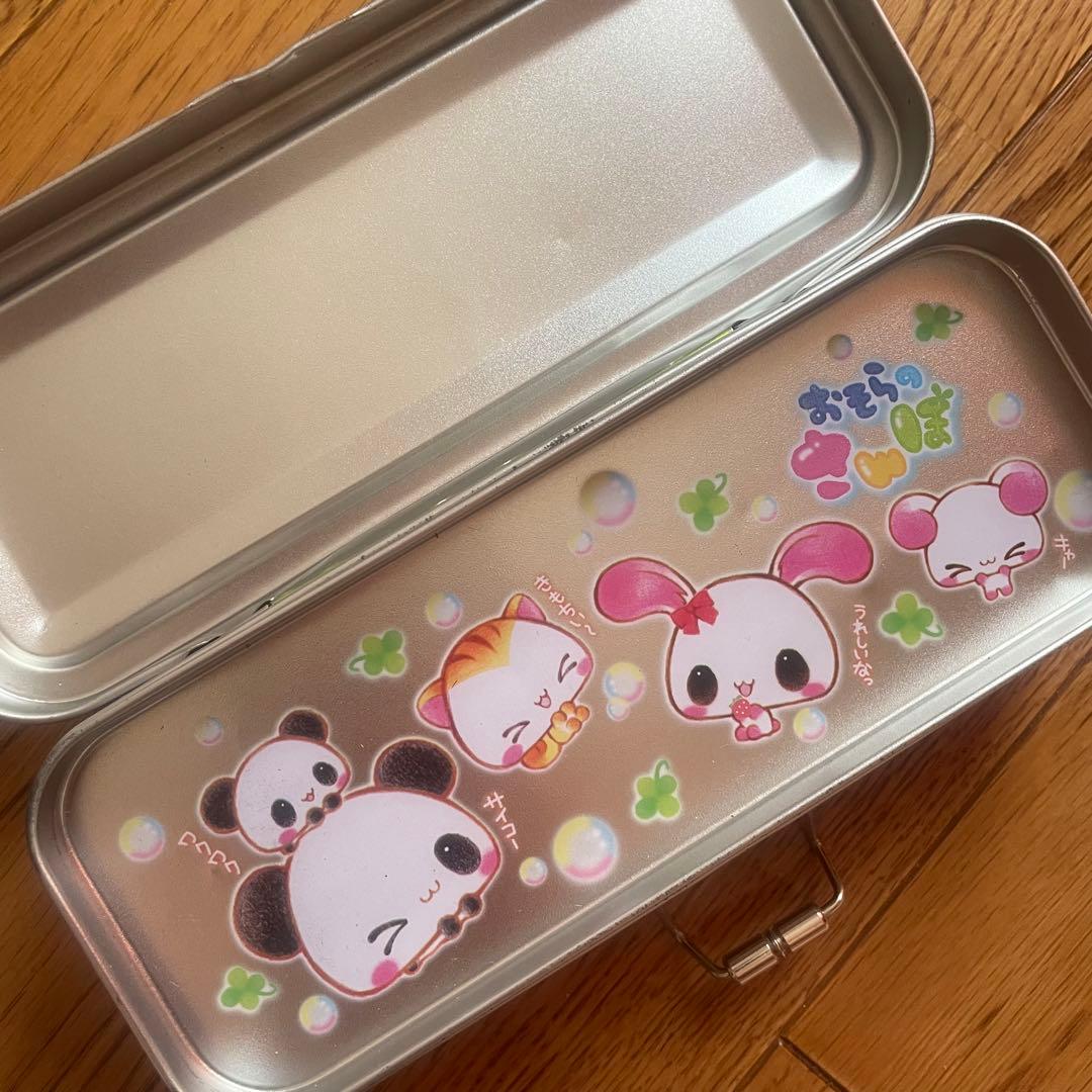 おそらのさんぽ 平成レトロ アニマル 動物 缶ペンケース 缶ペン 筆箱
