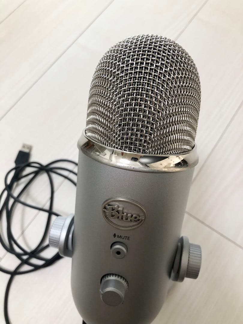 Logicool G Blue Yeti USB コンデンサー マイク シルバー
