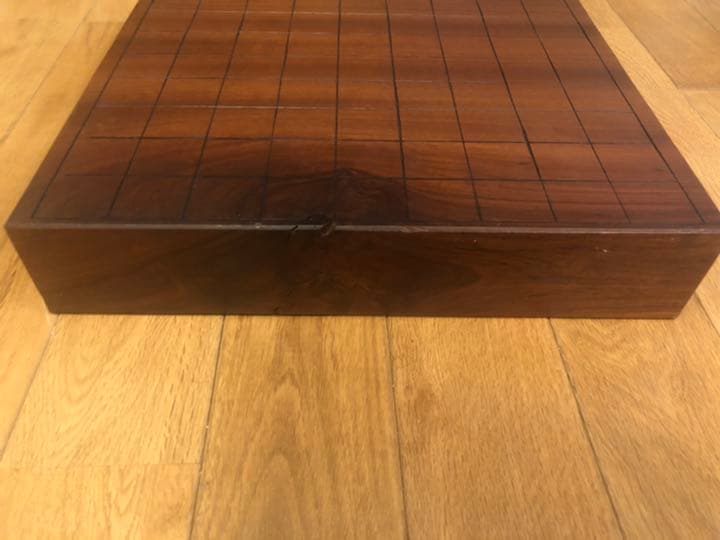 【手作り/中古】将棋盤 ブビンガ材 一枚板 貴重材