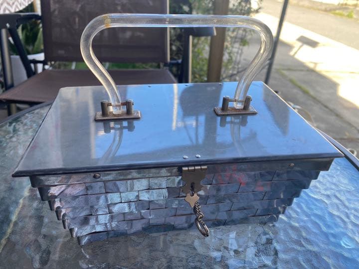 ヴィンテージバッグ 50s アンティーク メタル