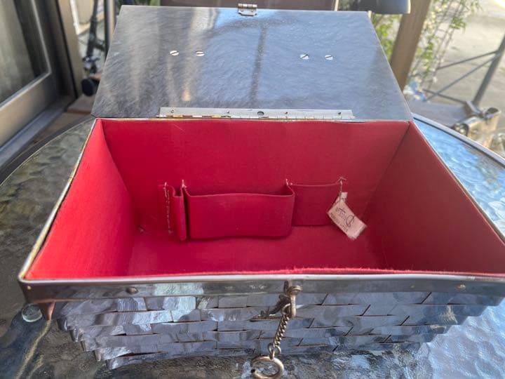 ヴィンテージバッグ 50s アンティーク メタル