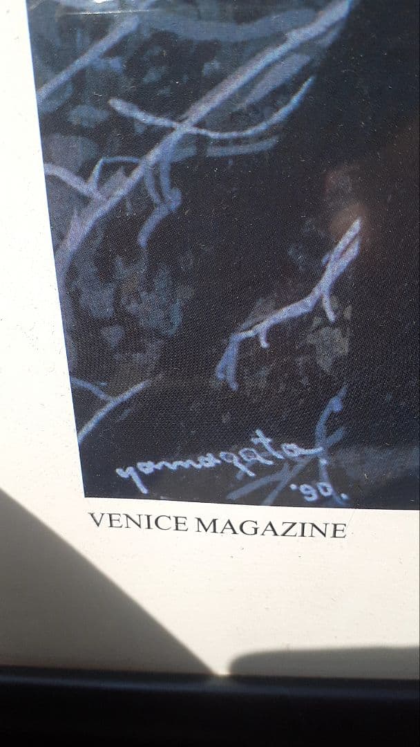 激安。デカい特大！額入り！ヒロ・ヤマガタ VENICE MAGAZINE