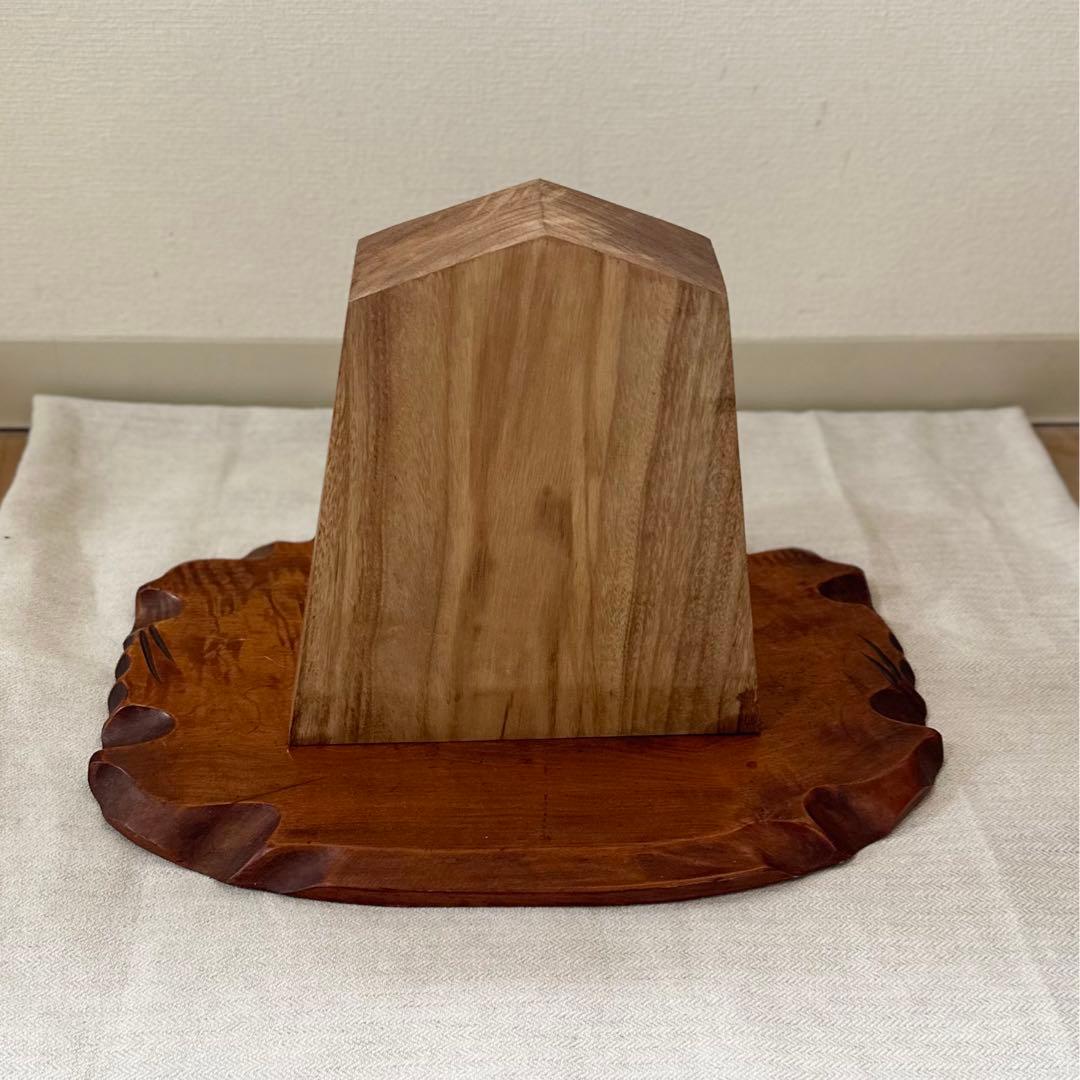 王将 駒 置物 台座付き 飾り駒