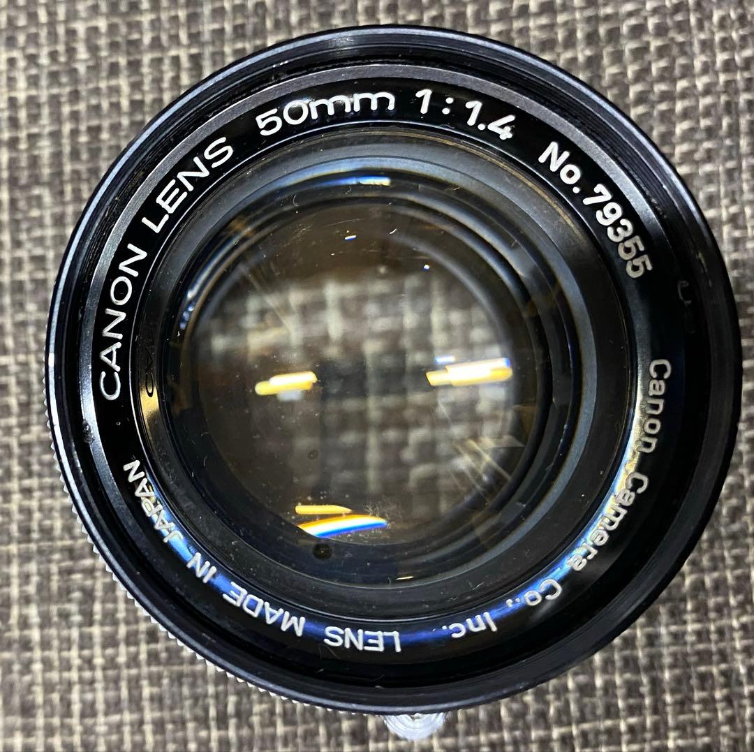 希少】Canon レンズ 50mm F1.4 Model7 カメラ - メルカリ