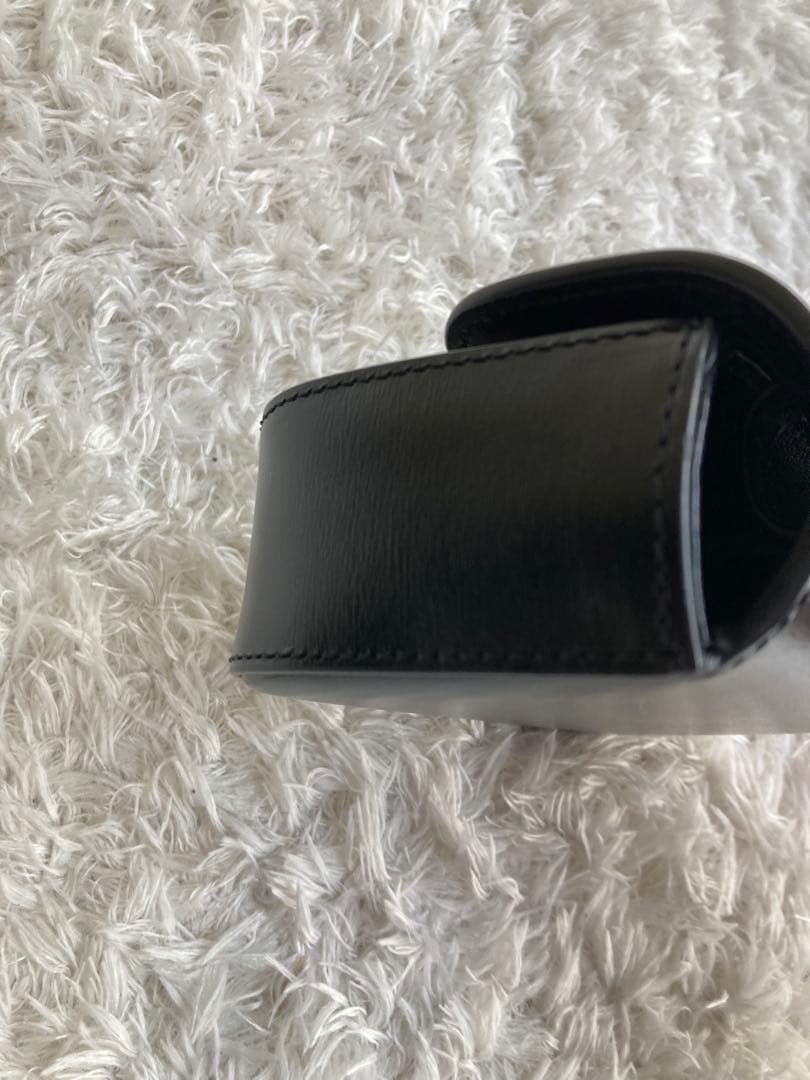 CELINE ブラックショルダーバッグミニ クロード / シャイニーカーフスキン