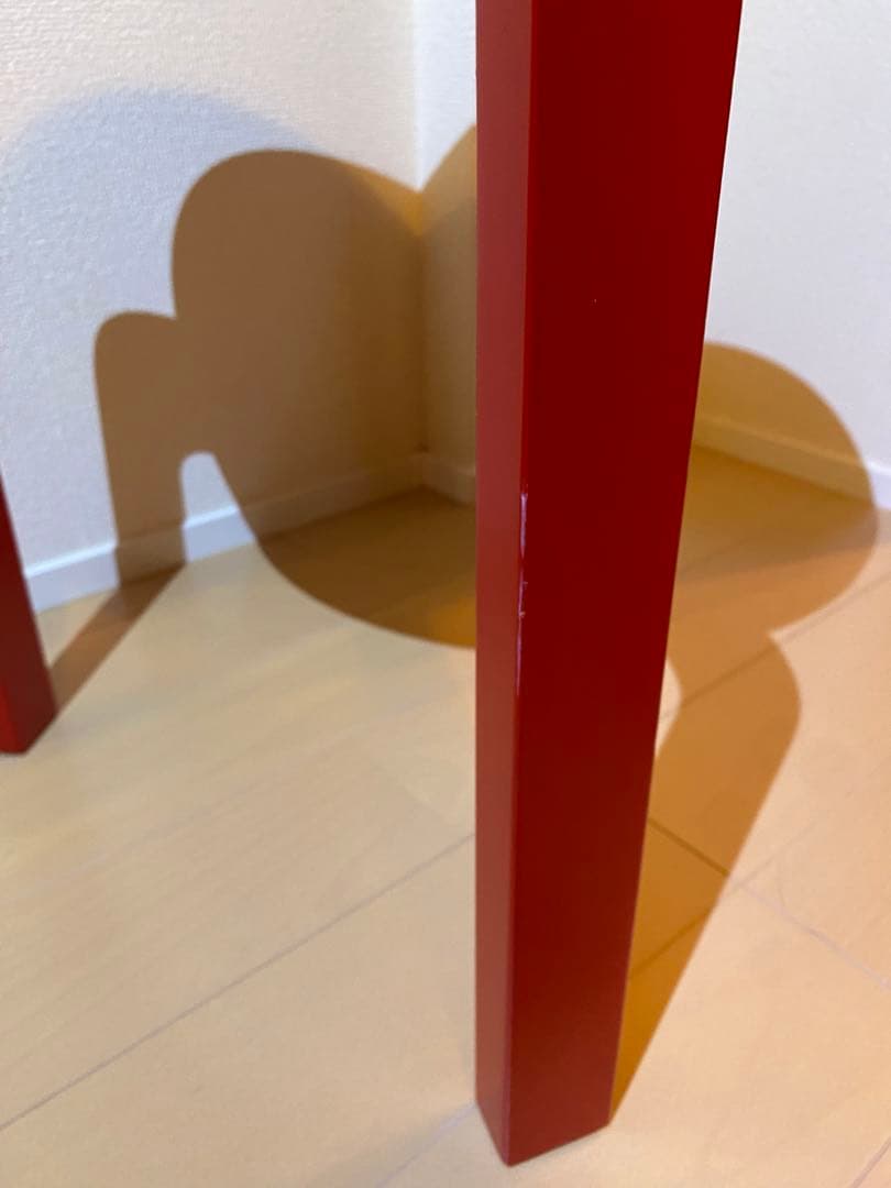 アルテック artek スツール60 赤 ３本脚 80周年