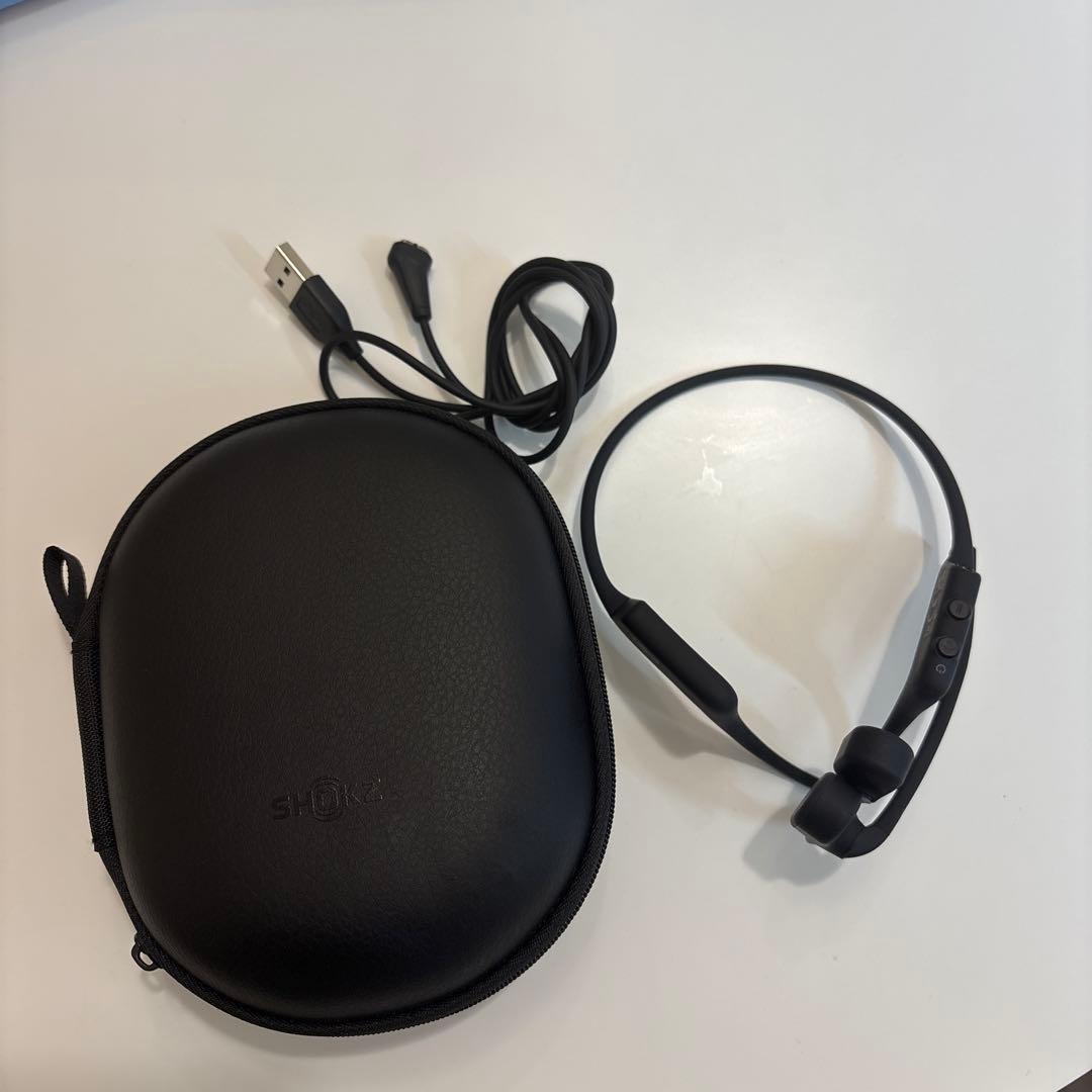 SHOKZ OPENCOMM 2 骨伝導ヘッドセット ブラック