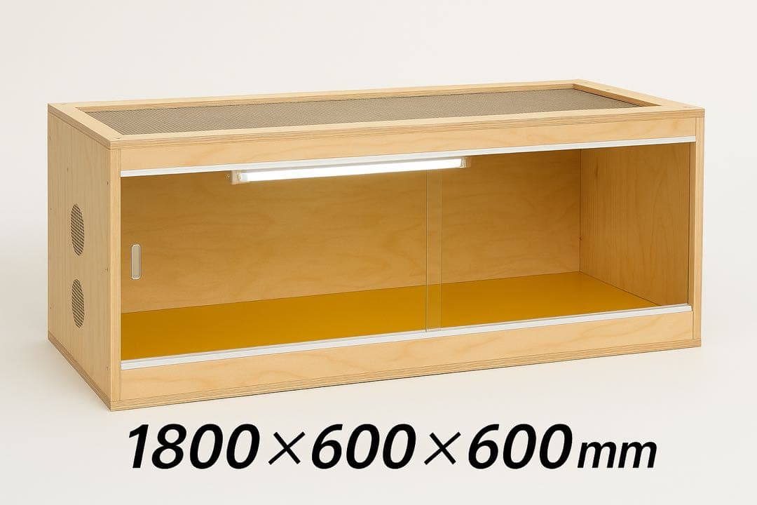 ひでぼの様専用【90×45×45両側面上半分パンチングメタル変更】 爬虫類