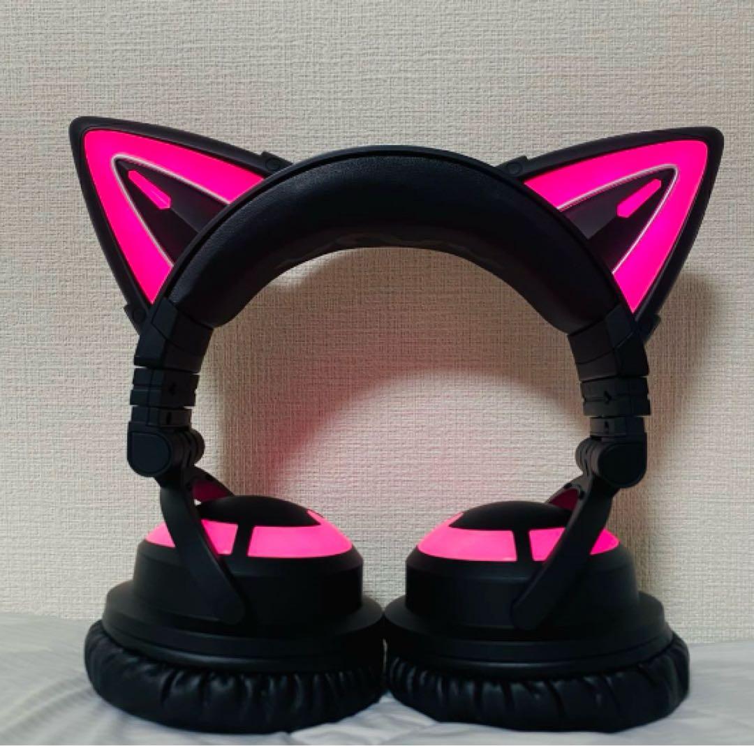 YOWU 猫耳ヘッドホン 3S 3世代 ブラック 黒 - メルカリ