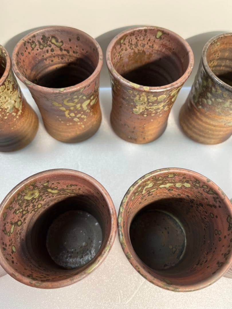 陶器製ビアグラス10個セット