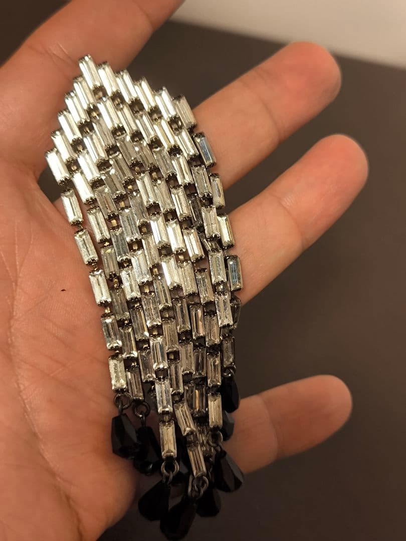 ヴィンテージ ラインストーン ジョルジオ アルマーニ ARMANI ブローチ