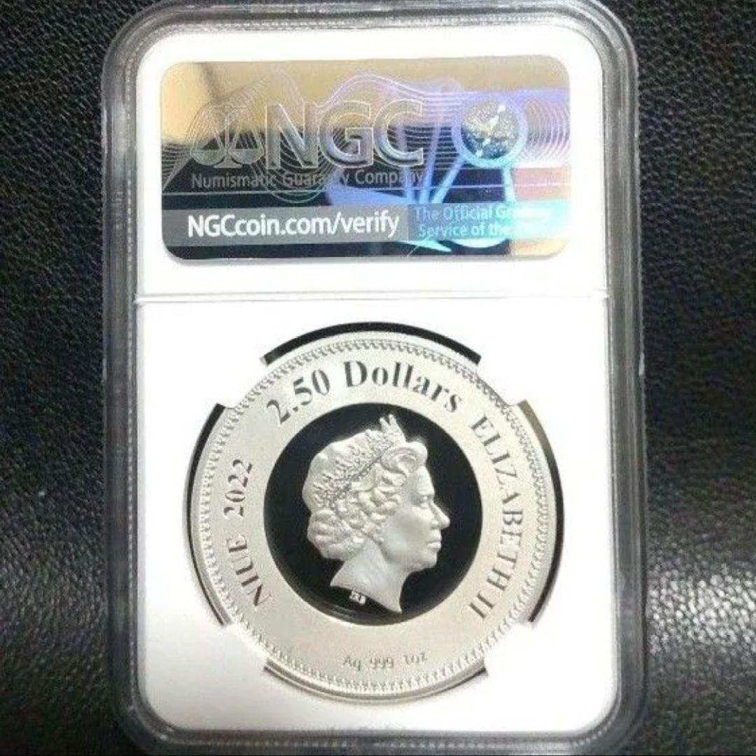 最高鑑定】 エリザベス2世 追悼記念 NGC PF70 1オンス銀貨 純銀