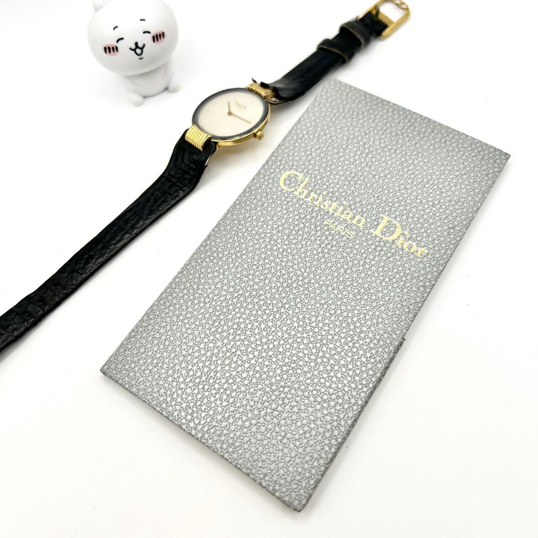 クリスチャンディオール バギラ腕時計 レディース 希少 シェルフェイス