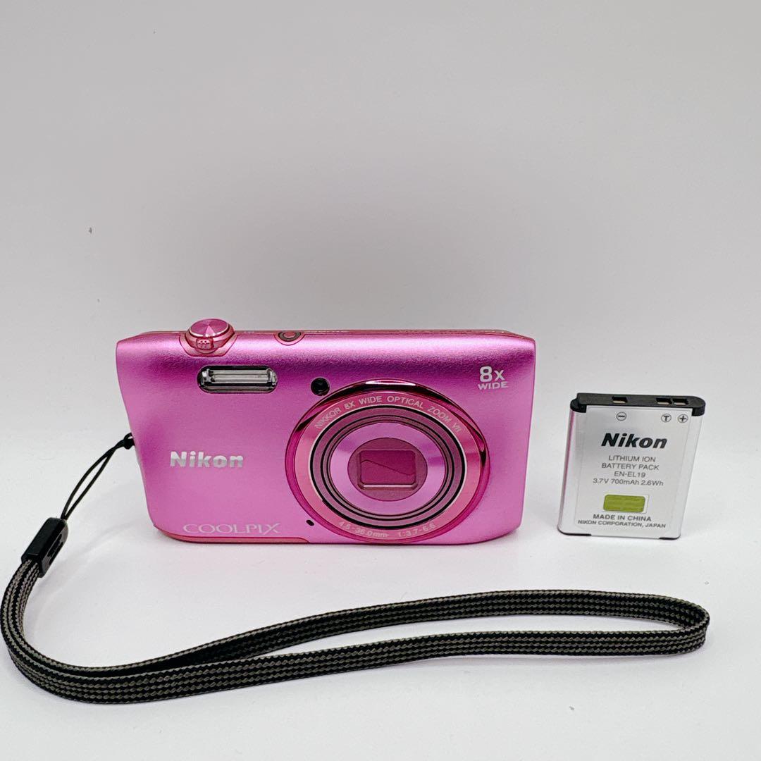 美品❗️Nikon COOLPIX S3600 ピンク 動作確認済