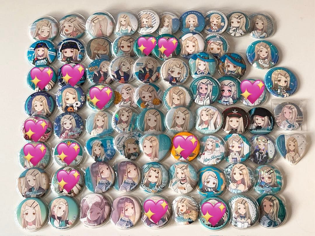 篠澤広　缶バッジ　63個　まとめ売り　学園アイドルマスター　学マス