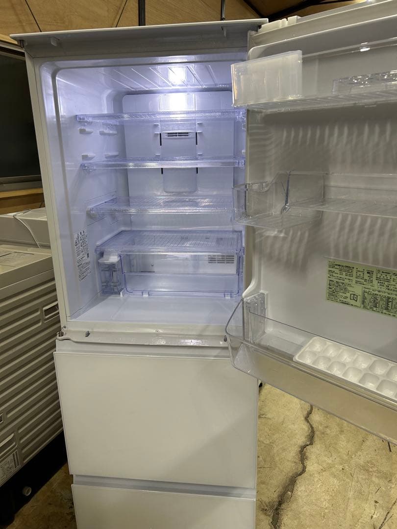 SHARP 冷蔵庫 SJ-GW35J-W 350L どっちもドア2022年製