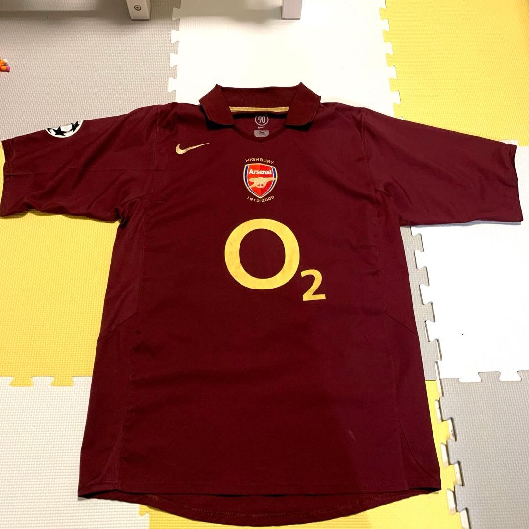 アーセナル ベルカンプ ハイバリー ユニフォーム 06/07 プレミアリーグ