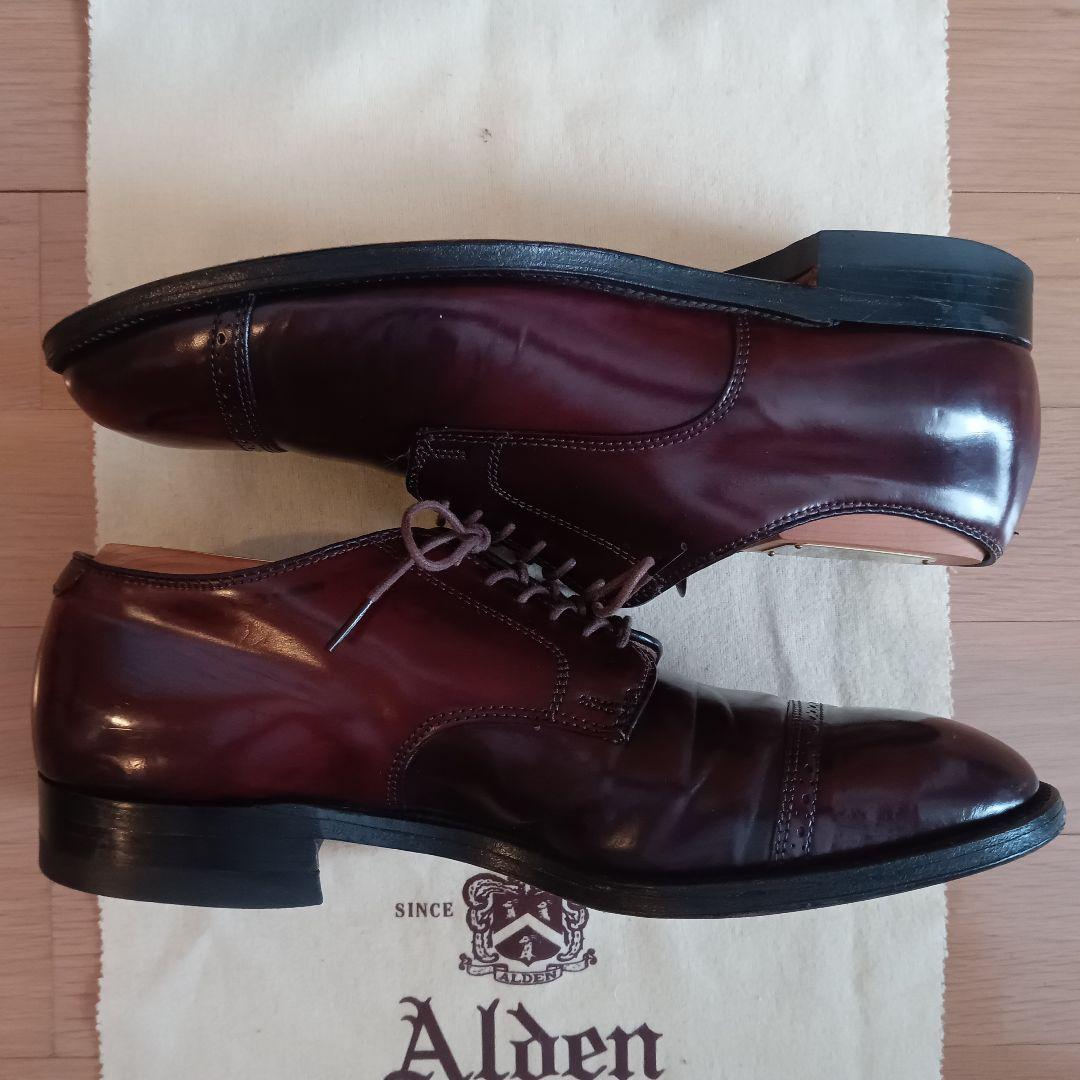 【極美品】Alden56201オールデンコードバンモディファイドラスト