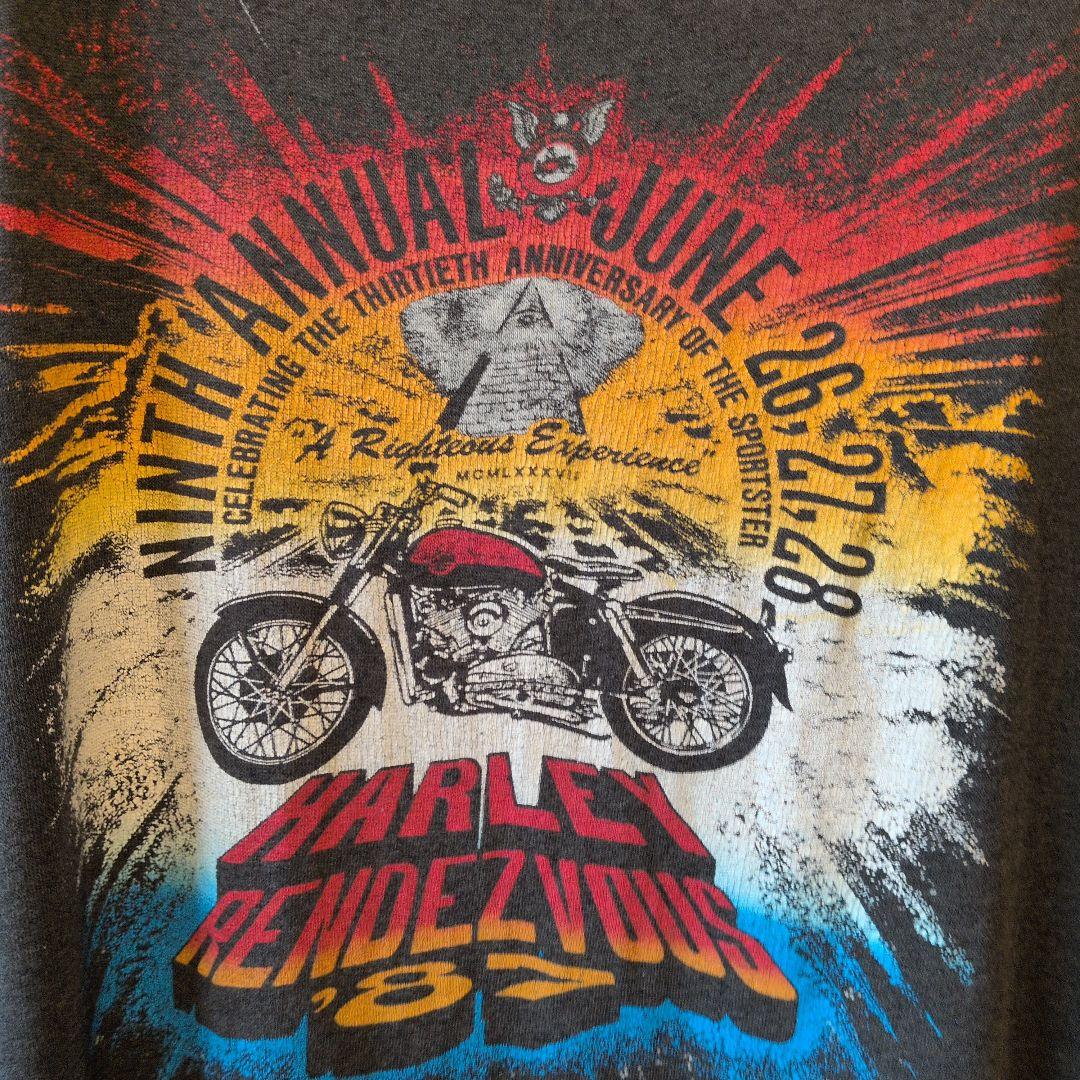 レア BRATSTYLE 高嶺氏着用 80s ハーレーtシャツ