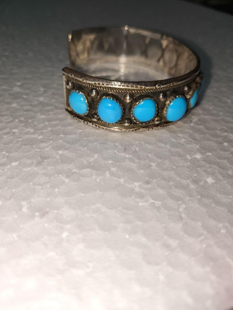 ナバホ　Navajo　ターコイズ　バングル