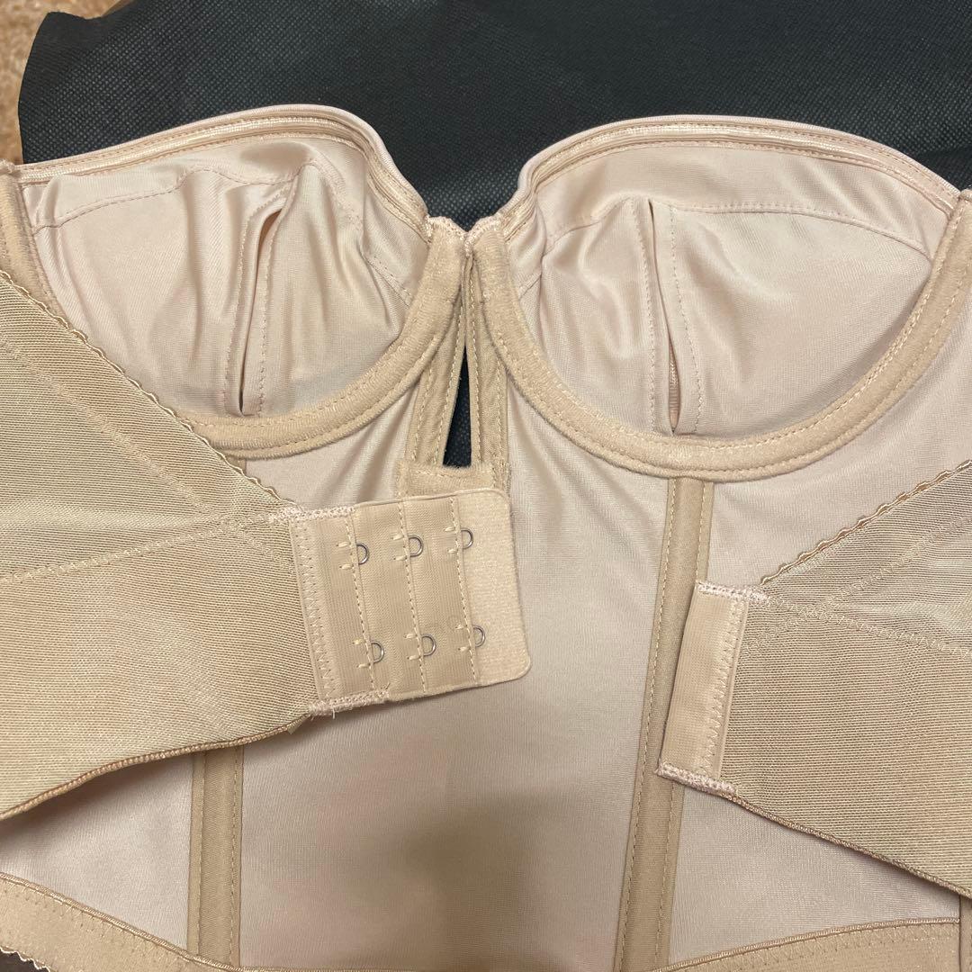 【ウォンバット】ブライダルインナー　ベージュ ビスチェ＆ガードルセット M