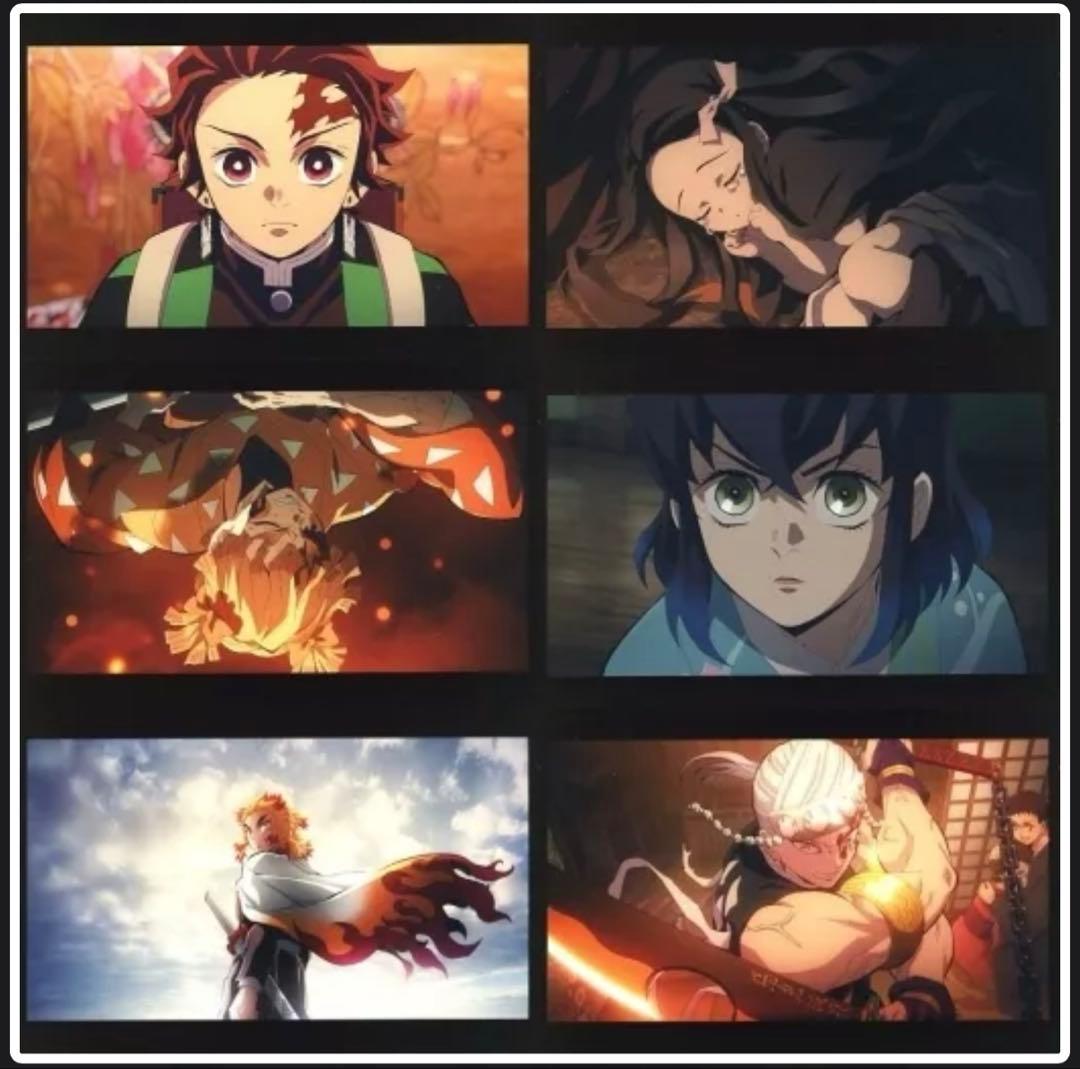 滅の刃 全集中展 無限列車編・遊郭編 OP・ED キャラクターポストカード