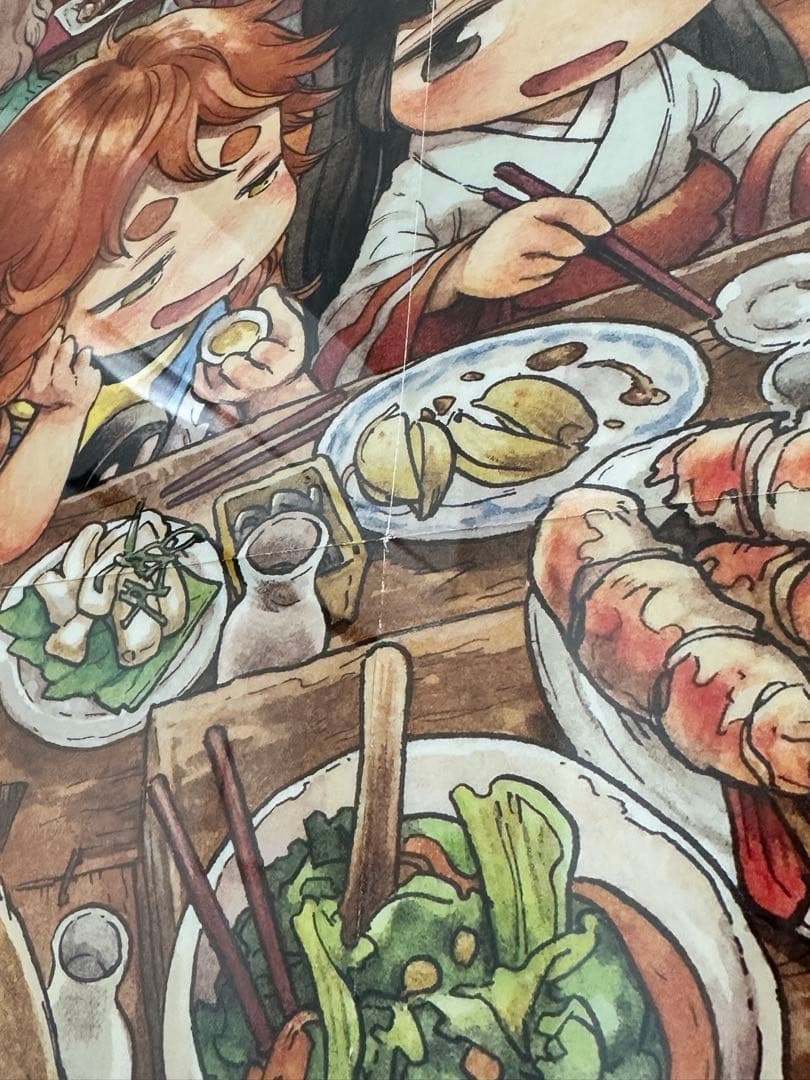 非売品】ハクメイとミコチ B2サイズポスター 額縁付き