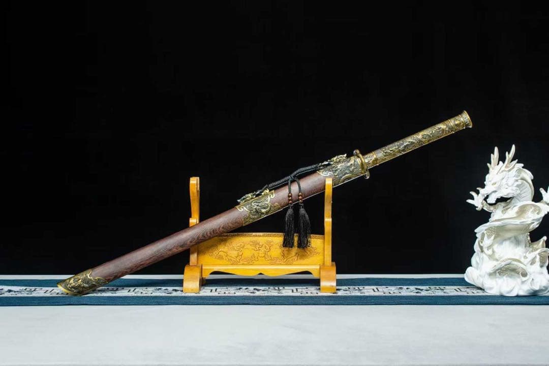 墨竜唐刀 刀装具 模擬刀 日本刀 模造刀 武具 舞踊刀