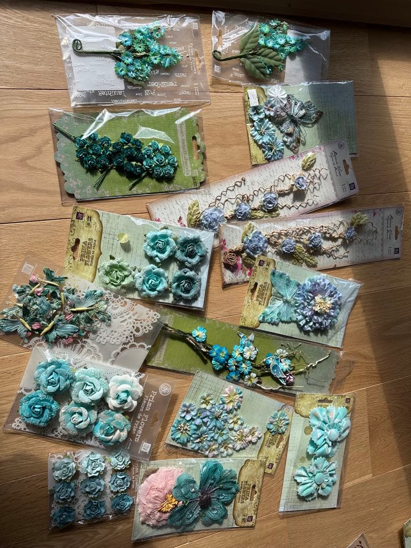 スクラップブッキング ペーパーフラワー