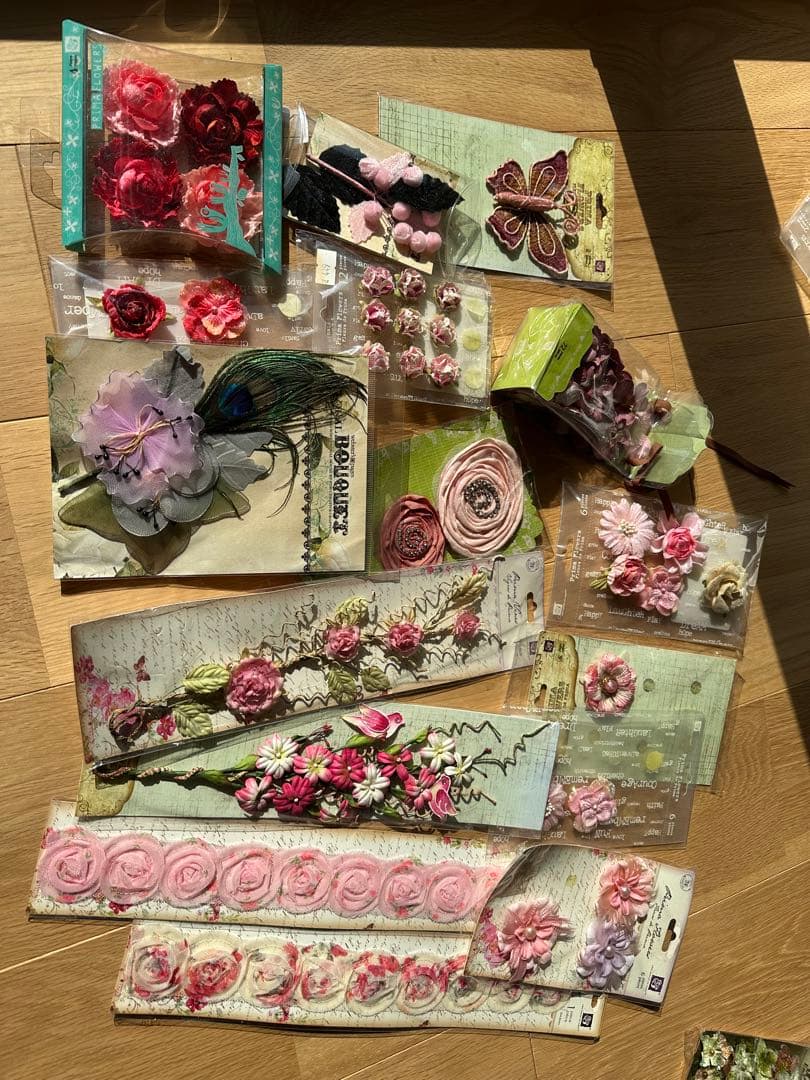 スクラップブッキング ペーパーフラワー