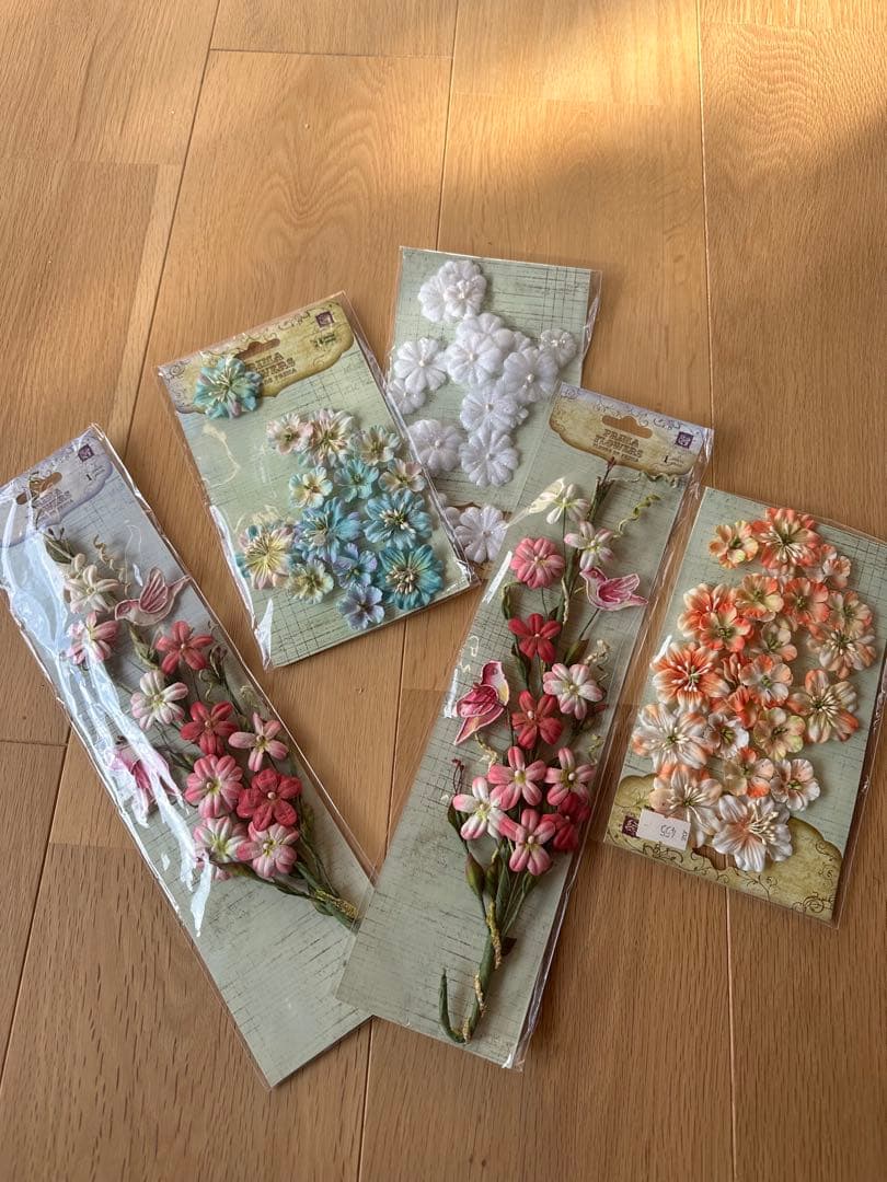 スクラップブッキング ペーパーフラワー