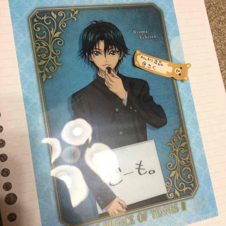 閉店】越前リョーマ 手塚国光 ミニクリアファイル テニスの王子様