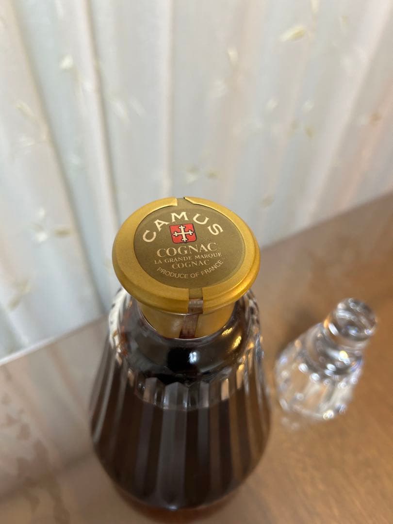 未開封 カミュ バカラ カラフェ コニャック 替栓付き 箱無し