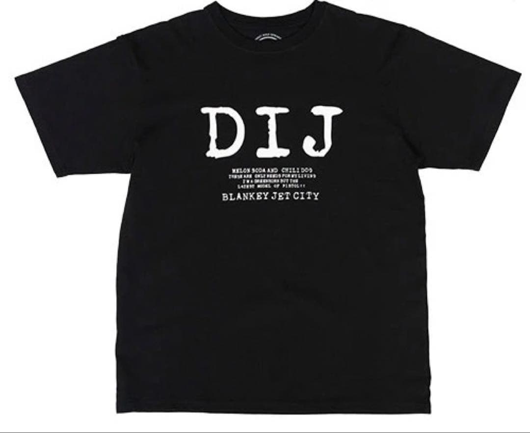 BLANKEY JET CITY DIJ Tシャツ Mサイズ 黒 丁寧梱包