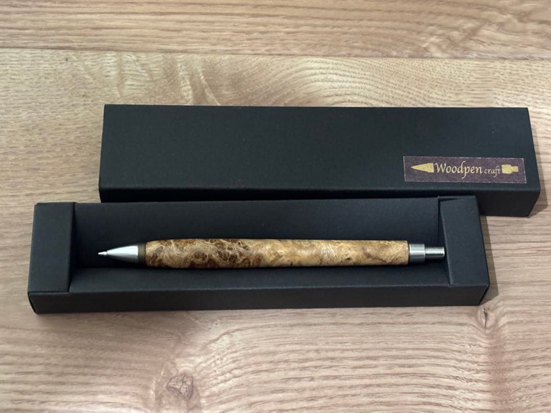 Woodpen craft ウッドペンクラフト アンボイナバール シャーペン