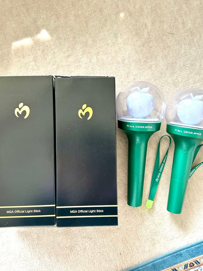 ミセスグリーンアップル オフィシャルライトスティック2本セット MGA