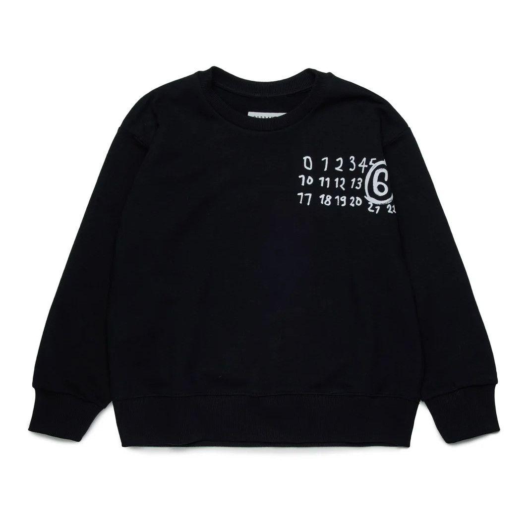 大人もOK MM6 Maison Margiela . ナンバーロゴ スウェット
