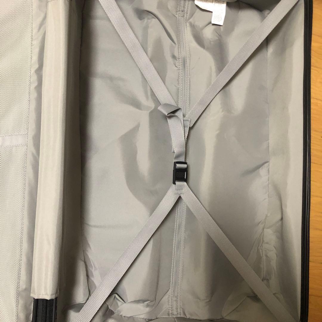 無印良品 キャリーケース 大型 88L ベージュ スーツケースカバー付きの