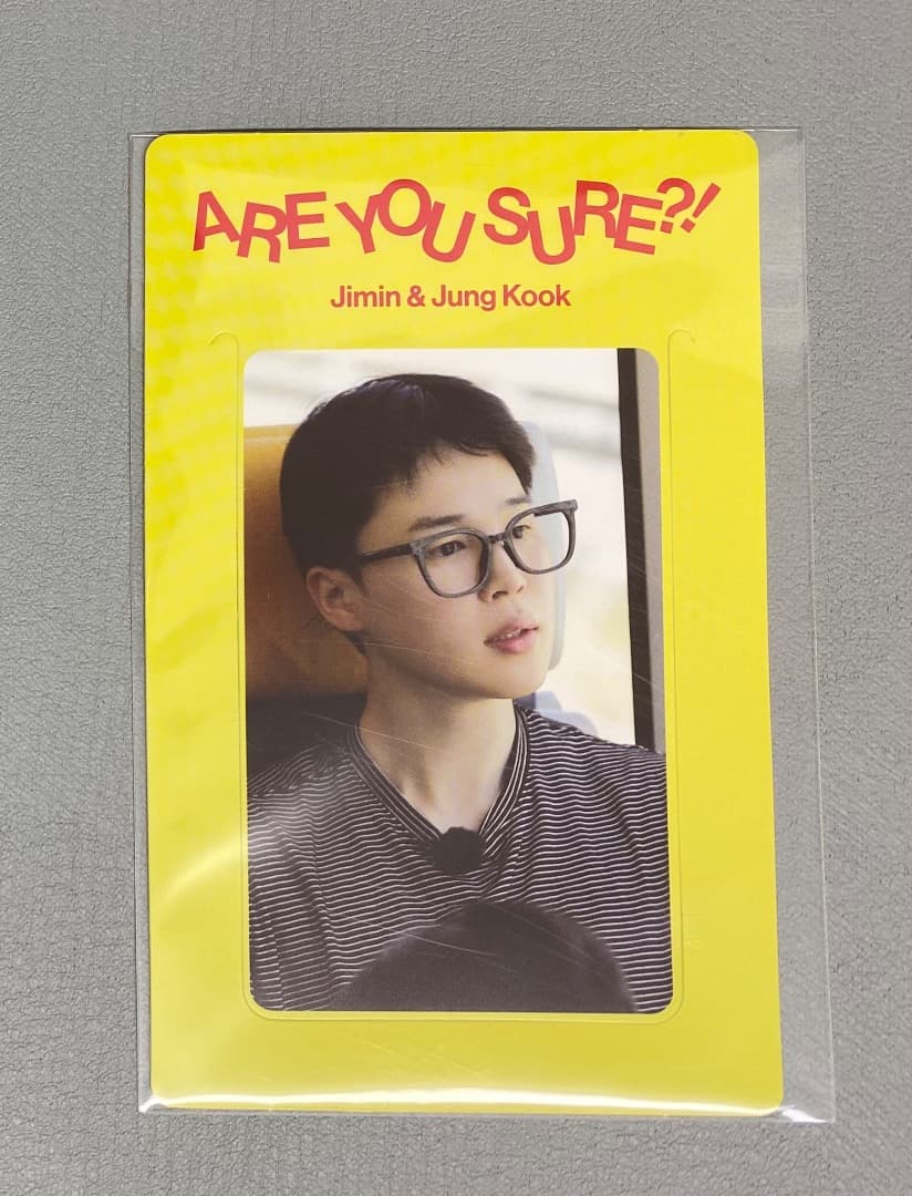 Are You Sure?!2 タワレコ ユニバ WEVERSE 特典 グク② 🤍🤍🤍 BTS