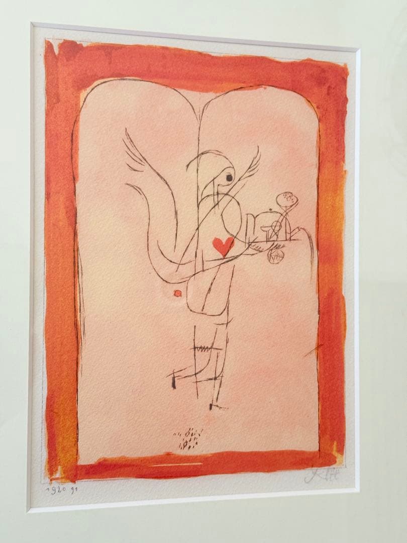 パウル・クレー『希望のものを持ってくる天使』ジグレー 1920年制作