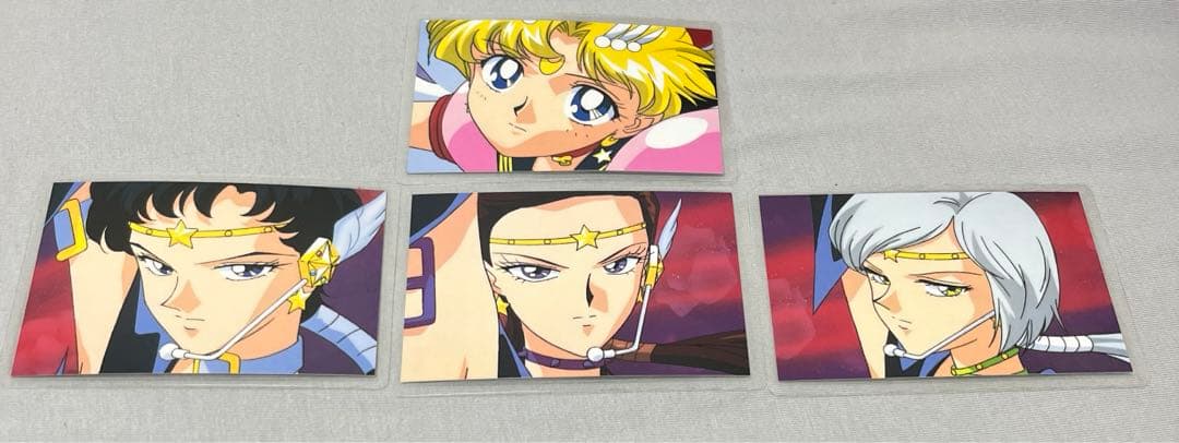 美少女戦士セーラームーン セーラースターズ ラミネートカード4枚 希少