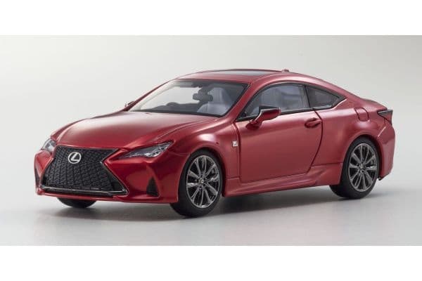 京商 1/43 レクサス RC 350 Fスポーツ レッド ミニカー