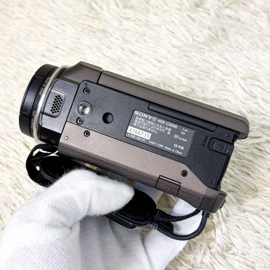 【未使用級】ソニー ハンディカム HDR-CX680 ビデオカメラ ブラウン