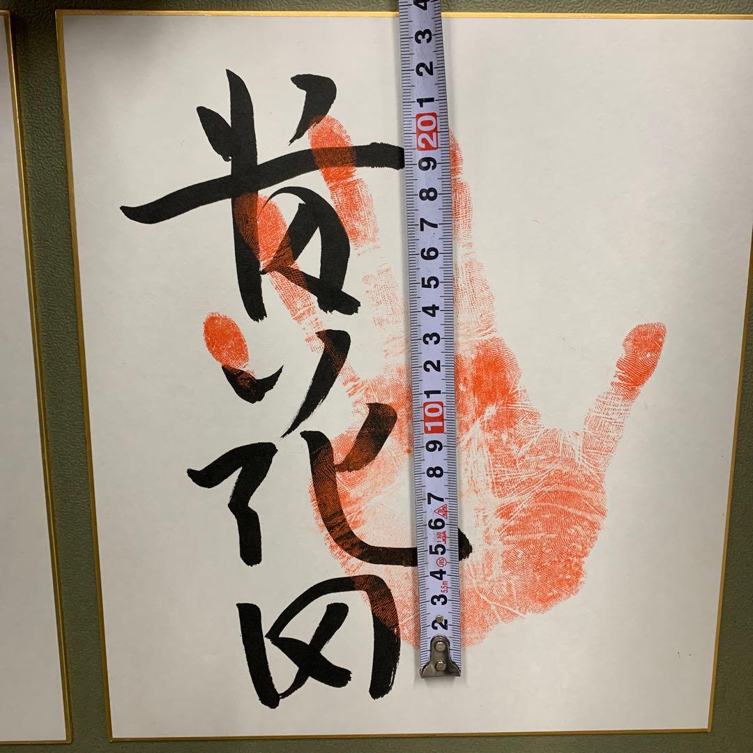 若乃花、貴乃花の若き！若花田、貴花田 サイン色紙