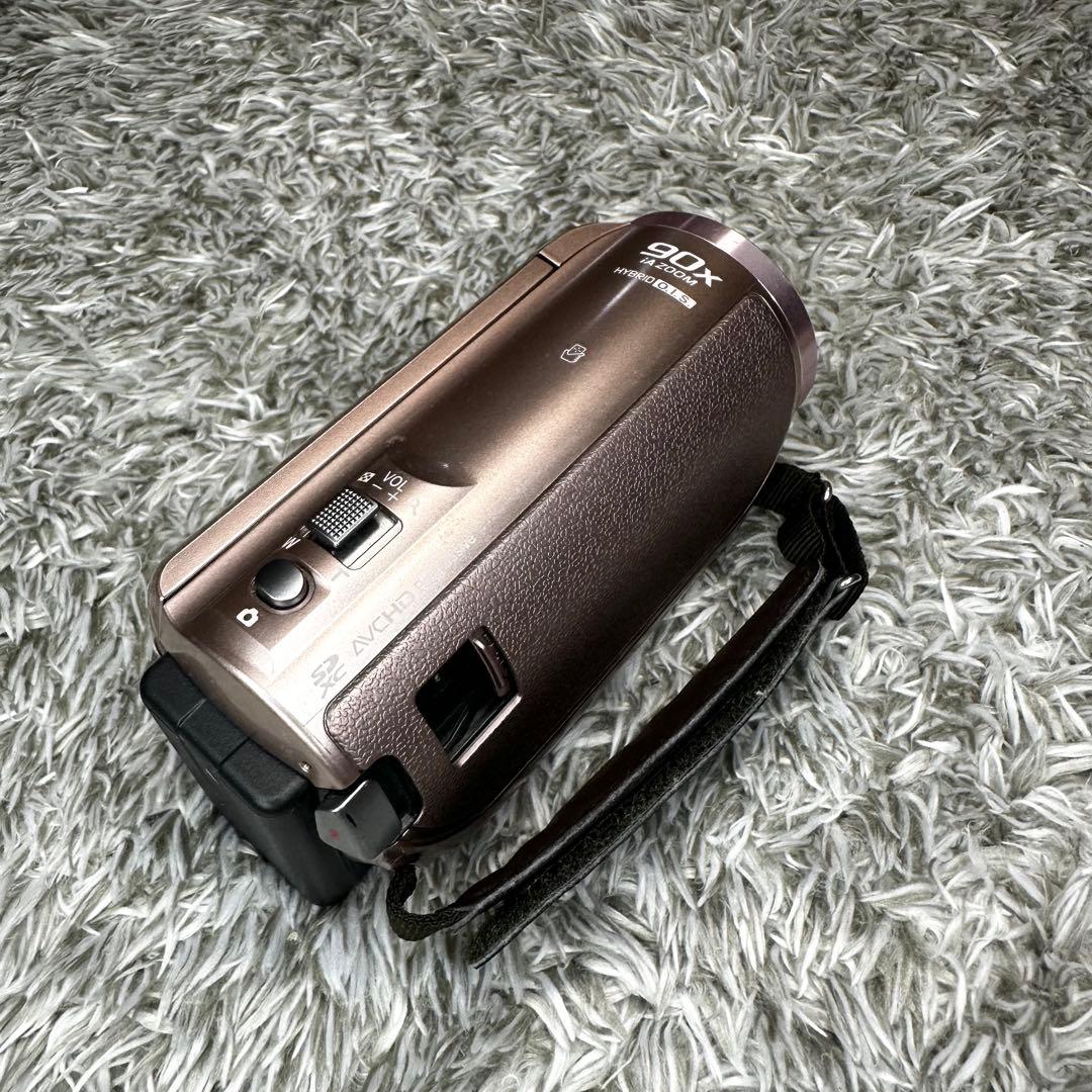 【美品】Panasonic　HC-V550M ビデオカメラ　ピンク　動作確認済