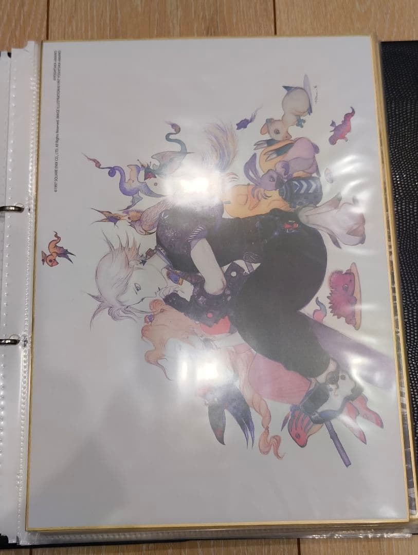 天野喜孝氏 直筆サイン色紙 70Anniversary Yearsファイル