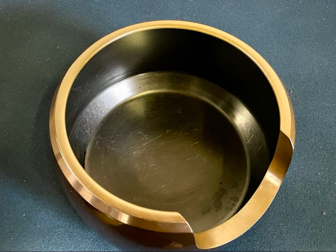 割引❣️『良品』「祖」 唐銅 面取 風炉 風炉師 福島 宗秀 共箱 （