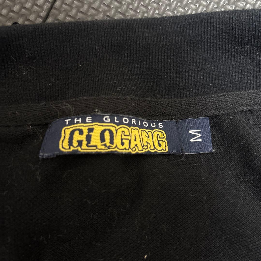 人気ファッション - glo gang 長袖ポロシャツ ブラック