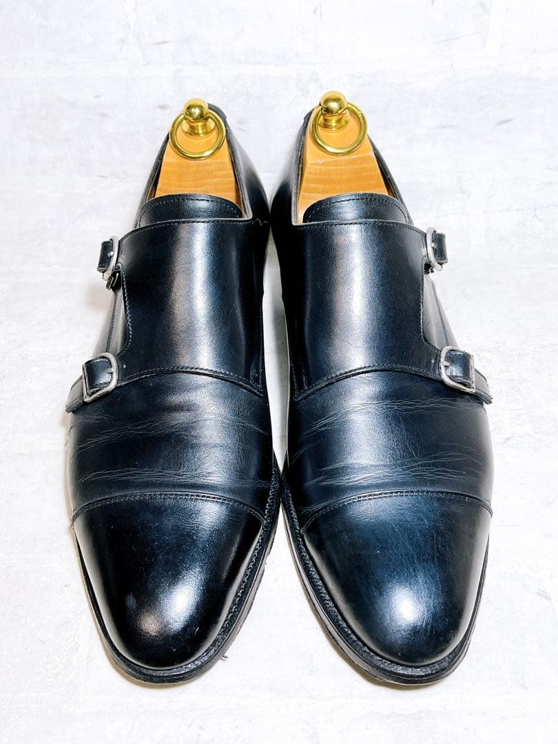 【美品】a piece of craftsman ダブルモンク 約28cm